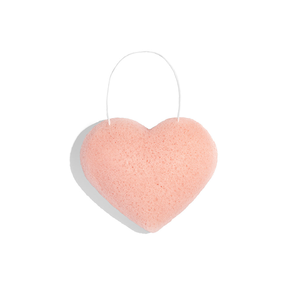 The Cleansing Sponge Rose Clay Heart – One Love Organics©