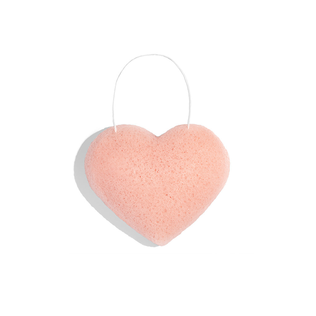 Pink Heart Facial sponges  Compressed Natural Cellulose Sponges - Rejuvv  by Fushay - Fushay Timeless Beauty